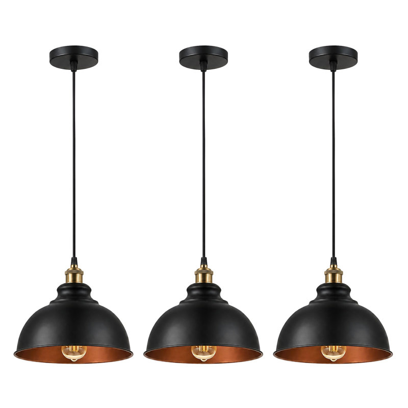 Ensemble de luminaires suspendus Industrial, 3