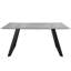 Kymisha Glass Top Metal Base Dining Table-1365800525