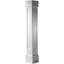 Ensemble de colonnes encastrées carrées classiques en PVC avec base standard standard Craftsman-36092083
