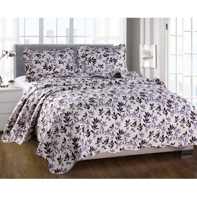 Polyester Floral Quilt