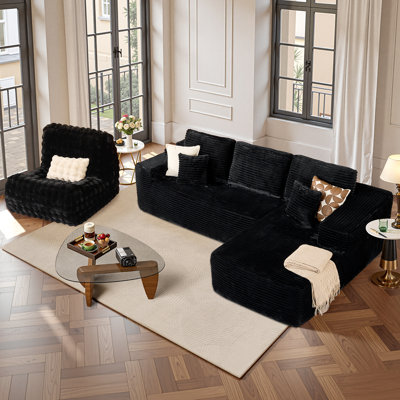 Canapé-lit modulaire Coza, canapé convertible avec fauteuil à billes pour le salon