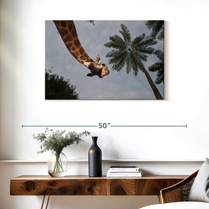 Brampt Giraffe Curiosity, 24" H x 36" W