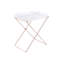 Table-plateau en acrylique et cuivre transparent Cercie