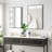 Weeksville Metal Flat Rectangle Wall Mirror Bathroom/Vanity Mirrors (Set of 2)