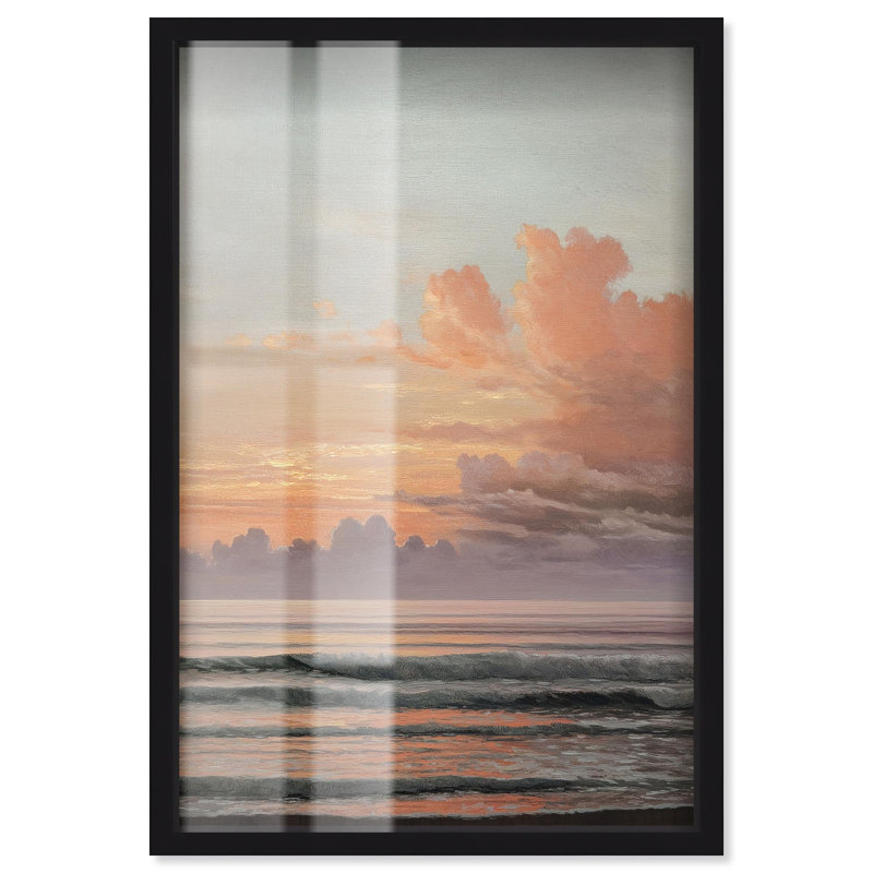 Décoration murale de cuisine Sunken Glow I Shadowbox Print par Art Remedy, cadre noir, 17 x 25, H 25 po x l 17 po