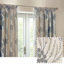 Ophelia Floral Jacquard Pencil Pleat Curtains-869372103-869372105