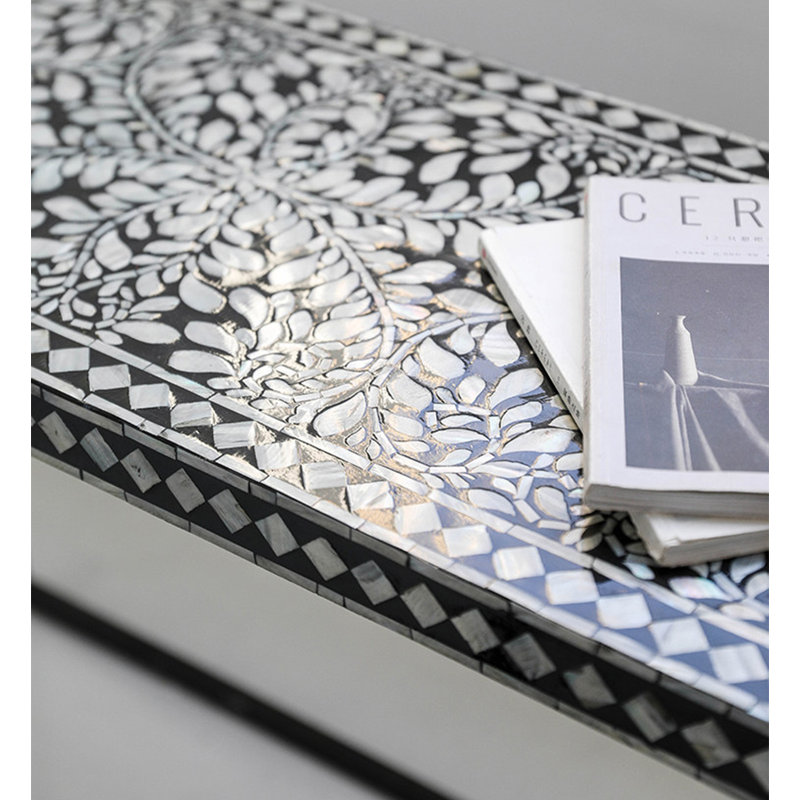 Console en métal Boho Coastal