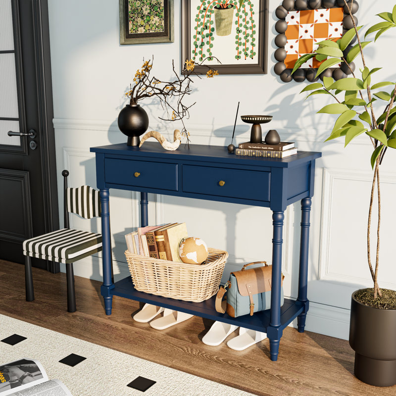 Console 35,4 po Emaria, Bleu marine