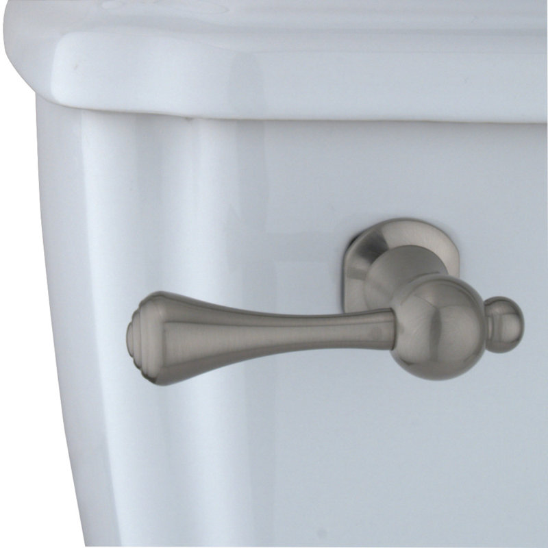 Kingston Brass Buckingham Front Mount Toilet Tank Lever, Brushed Nickel