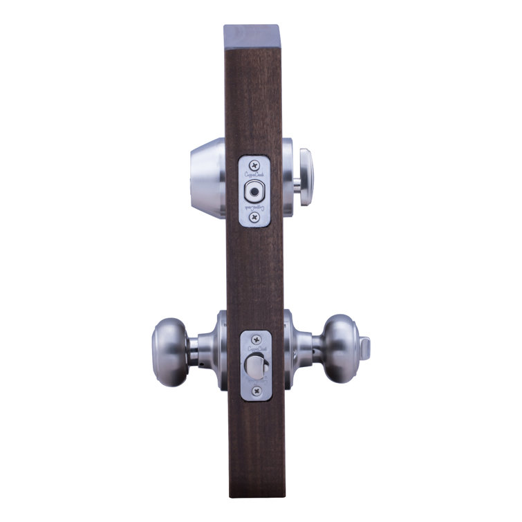 Complete Colonial Entry Knob Set with Deadbolt