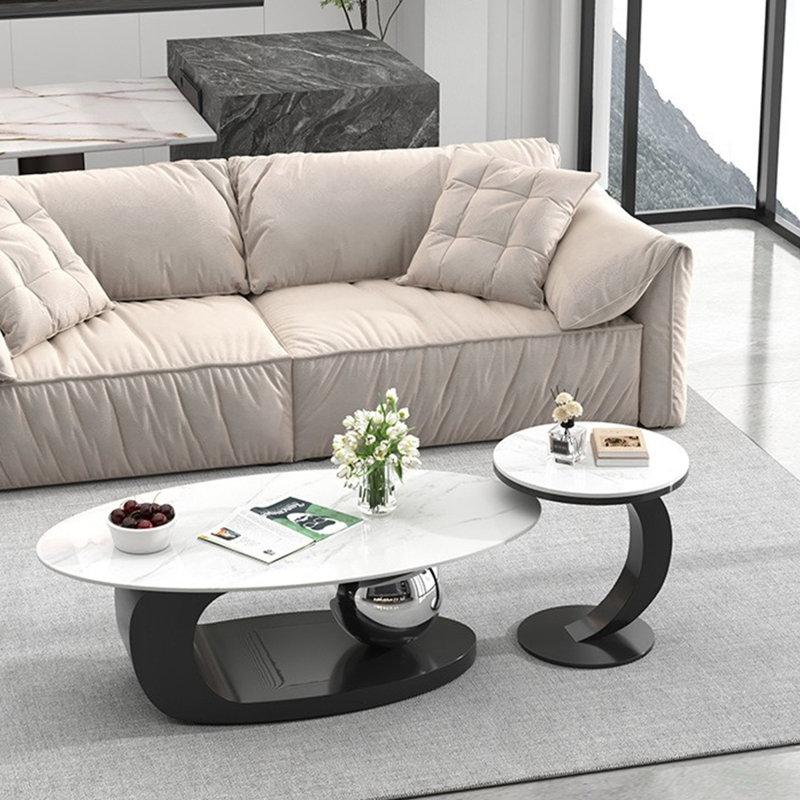 Ensemble de tables basses 51,18 po, H 19,68 po x L 70,86 po x l 27,55 po