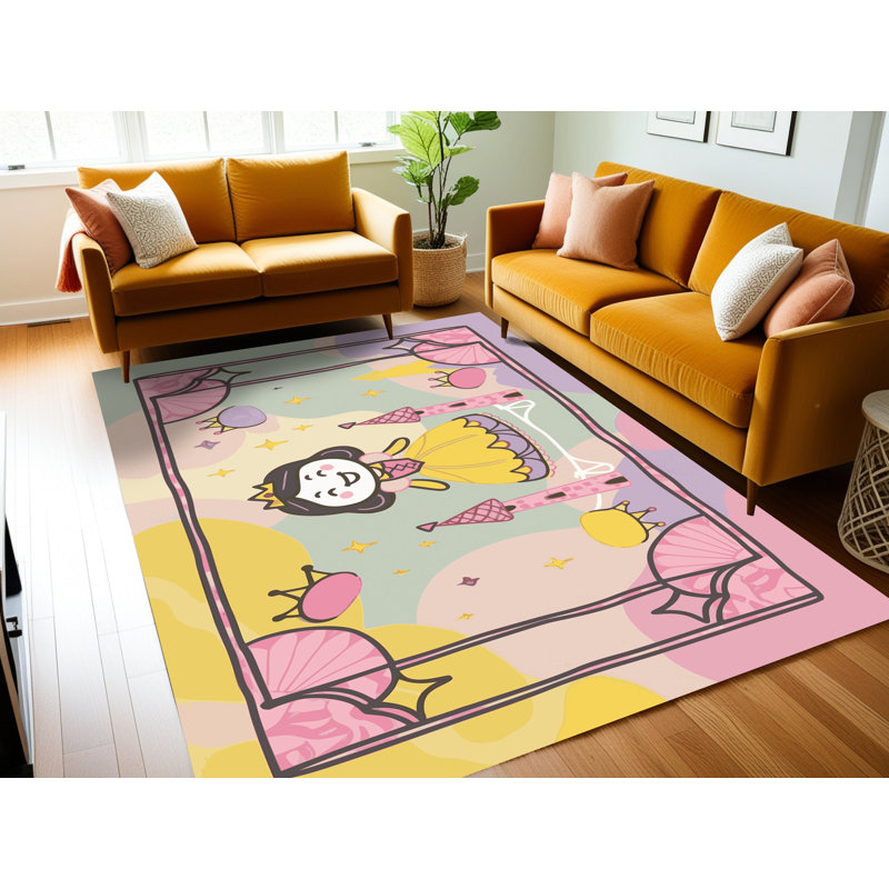 Tapis fantaisie lavable Gemma, Rectangle 4pi x 6 pi