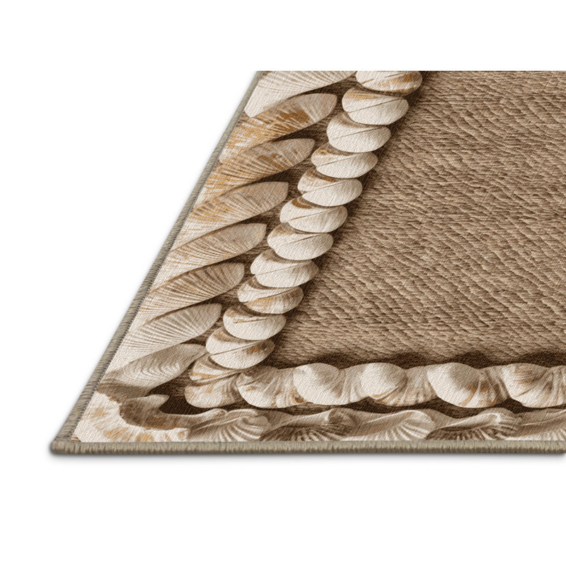  Tapis bord de mer lavable, Rectangle 5 pi x 7 pi