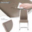 Faux Leather Dining Chair Set with Chrome Cantilever Base-745000359-746745580