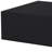 16" Black Wood One Drawer Floating Nightstand-113066228