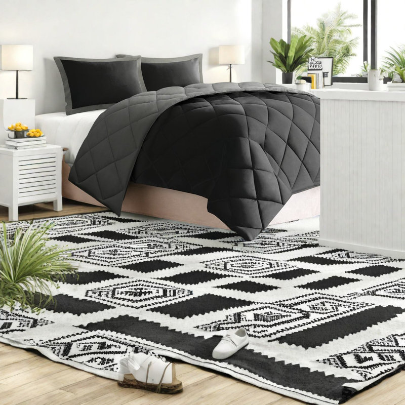 Ensembles de literie pour très grand lit de luxe, confort et style en polyester pour la maison