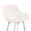 Tabouret de bar pivotant en similicuir et acier inoxydable brossé 30 po Freya-301631350