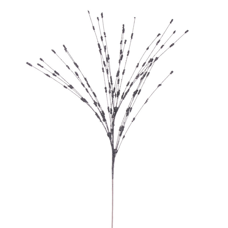 Primrue 36" Berry Glitter Spray, 6 per bag., Gray Bery