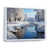 White Floater Framed