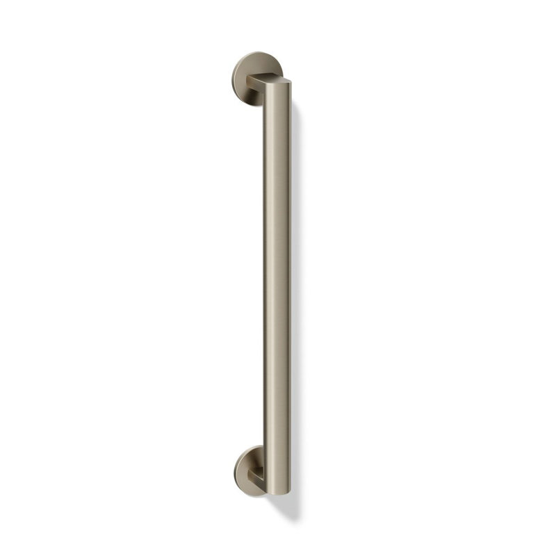 Components In Grab Bar, Vibrant Brushed Nickel, 18" W