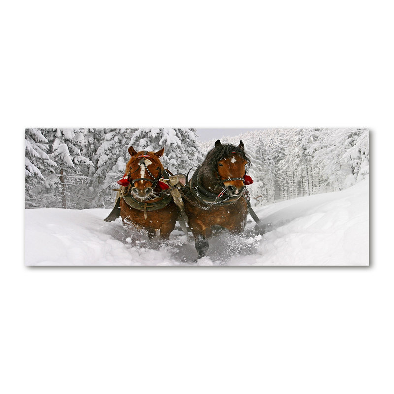 Sleigh Ride - Wrapped Canvas Print
