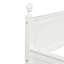 Lit de jour simple en bois avec lit gigogne simple (blanc)
