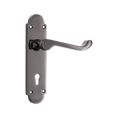 Oakley Lock Lever Handle Black Nickel