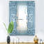 Miroir mural Mid-Century bleu clair - Regardez-moi-40097235