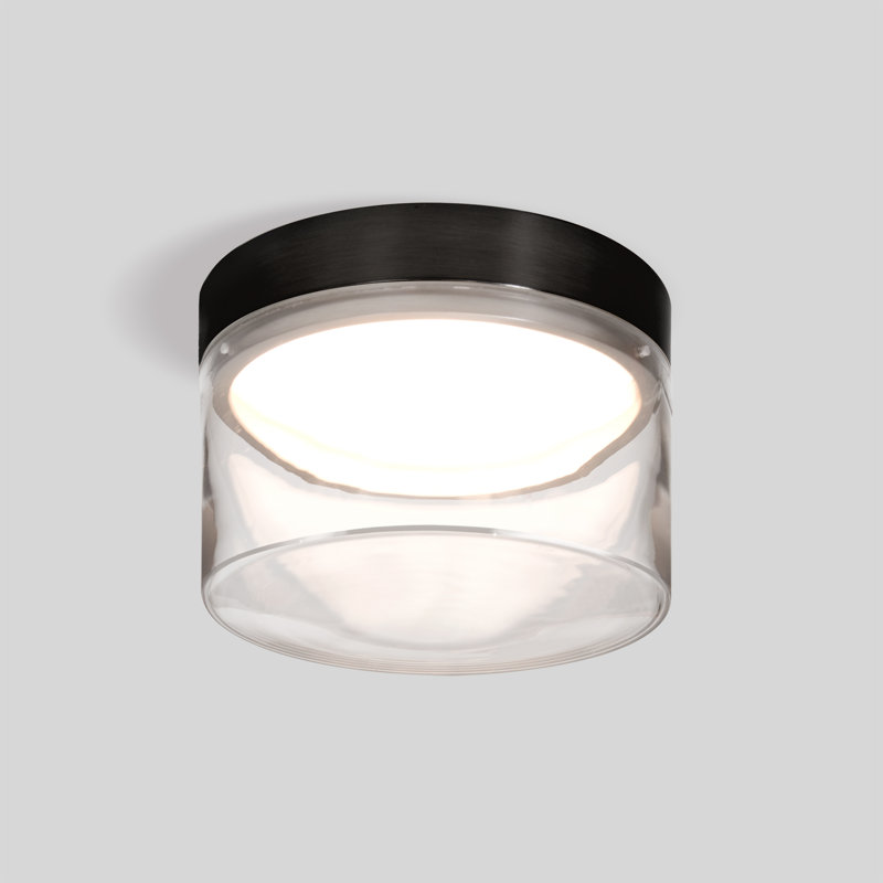 Besa Epic Flush Mount, Black