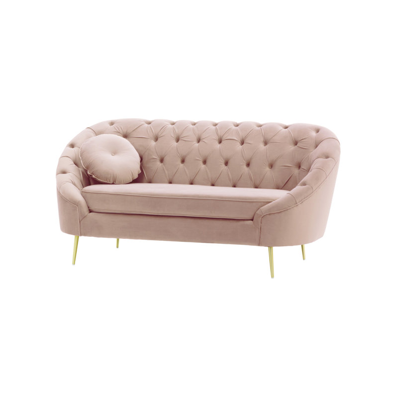 Burrell Sofa, Pink, 2
