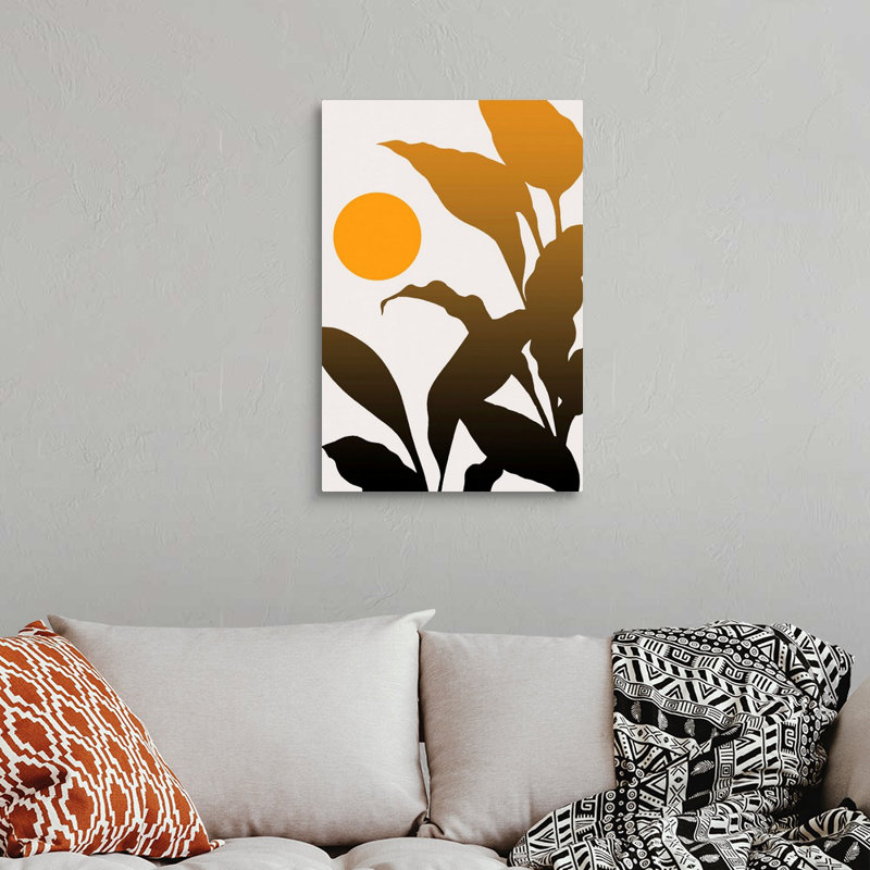 Art mural sur toile Tropical Sunrise, Toile tendue, H 30 po x l 20 po