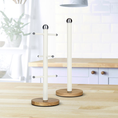 Bamboo Freestanding Paper Towel Holder