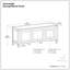 Coffre de rangement en bois massif avec dessus rabattable l 51 po Connaught-458839512
