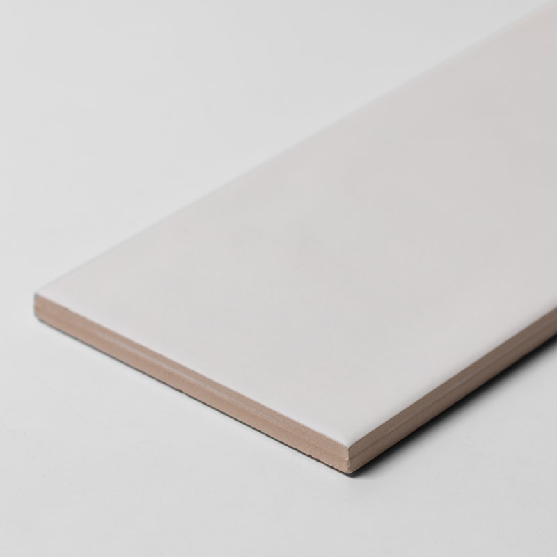 Bedouin 3.5" x 12" White Matte Ceramic Subway Wall Tile, White Matte