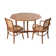 Balboa Teak Folding Dining Table