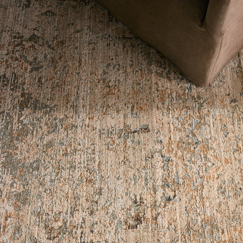 Tapis traditionnel gris / bleu Jaipur Living Emery Powerloomed (7 pi 10 po x 9 pi 10 po), Rectangle 7 pi 10 po x 9 pi 10 po