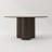 Fairmont 59" Round Sintered Stone Dining Table Seats 6-351538467