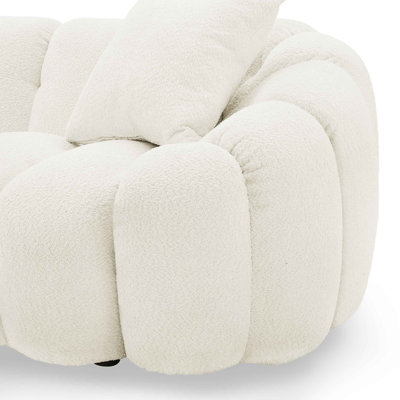Upholstered Standard Sofa with Flared Arms
