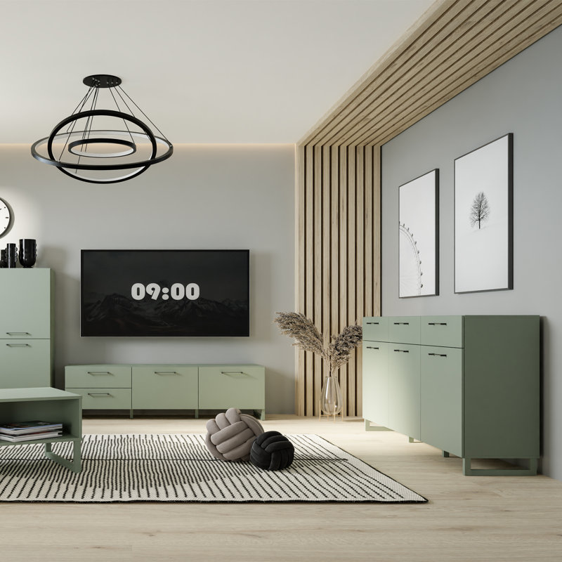 Baskas 164.6cm Sideboard, Green