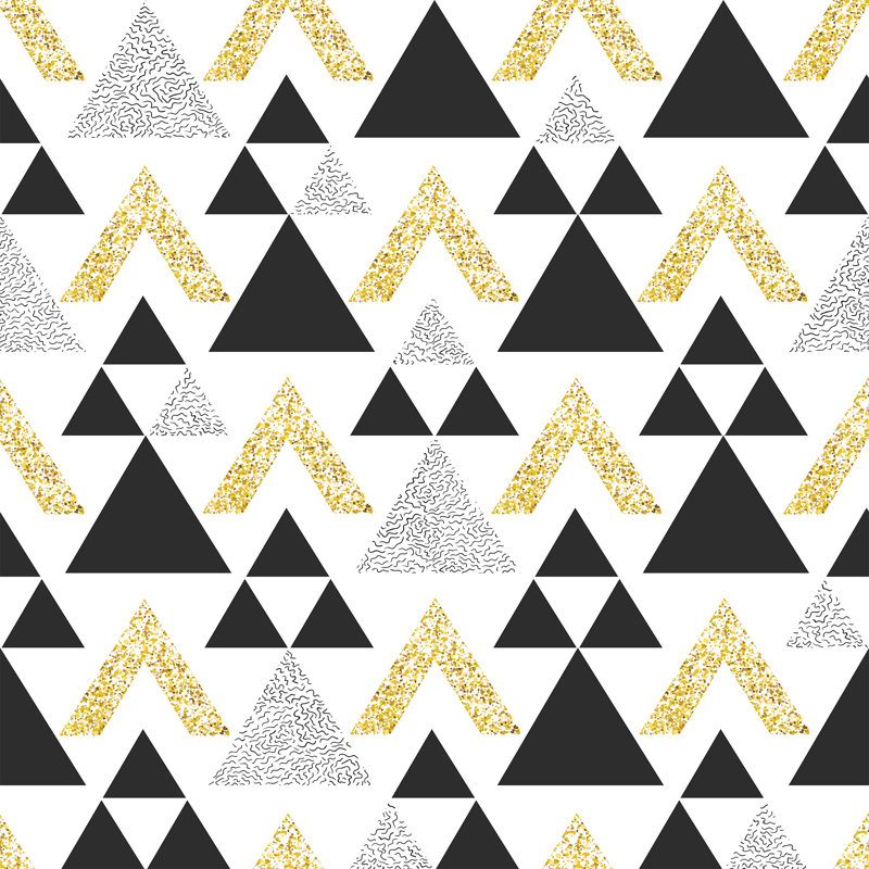 Jayesh Peel & Stick Geometric Tile, 126" L x 24" W