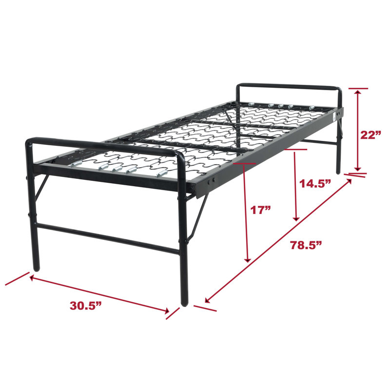 Heide Army Style Bunk-able Bed with Retractable Legs