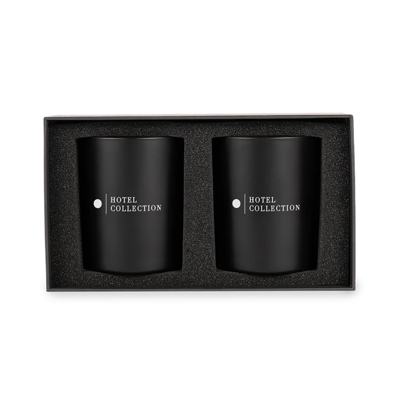 Black Soy Aromatherapy Candle Duo Gift Set