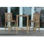 Avalon Outdoor 3 - Piece Teak Bar Height Dining Set