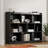 Ebern Designs White Cube Bookshelf, Wood Bookcase With 3 Tier Open Shelves, 10-cube Minimalist Storage Shelf For Living Room, 43.3" W X 35.4" H-1674634516