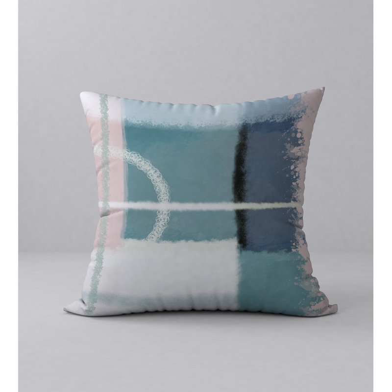 Housse de coussin décorative carrée captivant, 18" x 18"