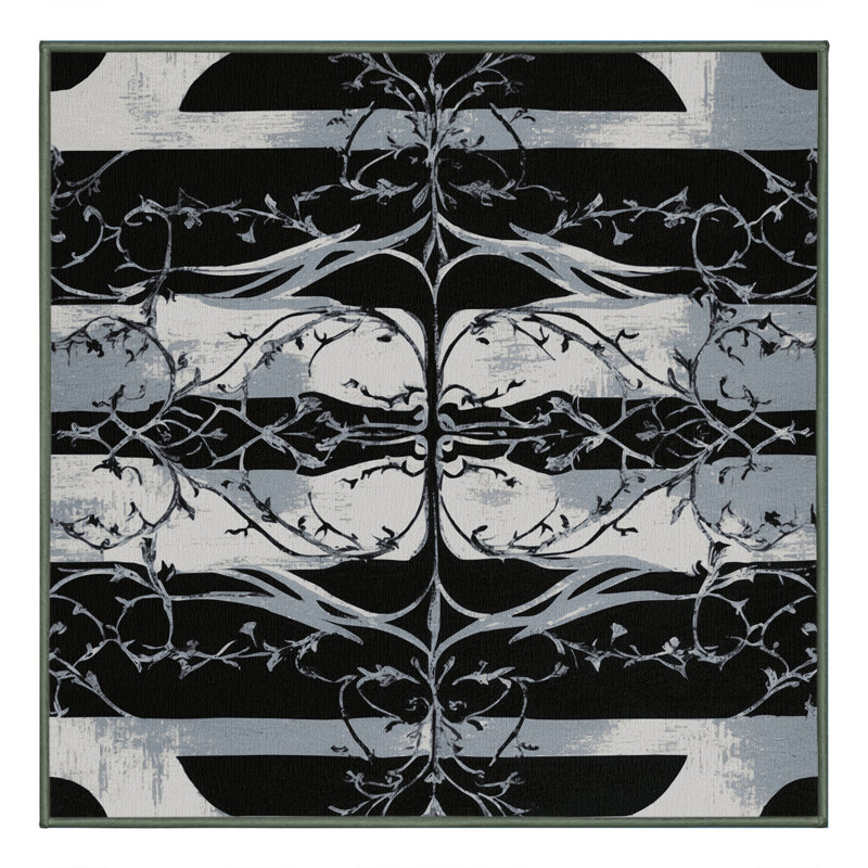 Silver Eclipse Rug, Square 8'