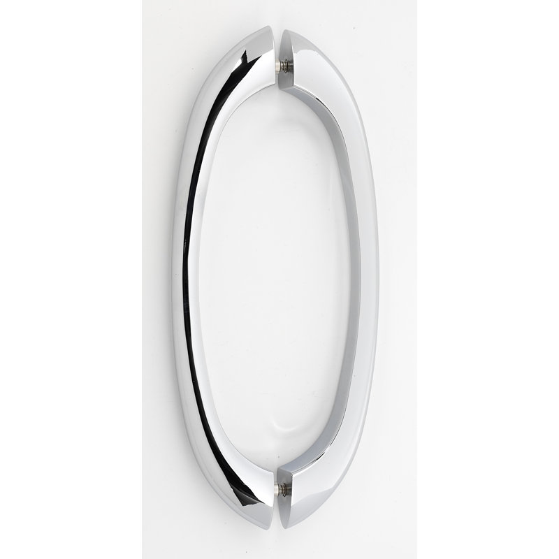Poignée arche 8" center to center, Chrome poli
