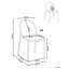 Set of 4 Garden Chairs BRUGNELLO Brown-580014272