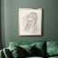 Bustes grecques V, toile encadrée de qualité supérieure - prête à être accrochée-667729059-667729055