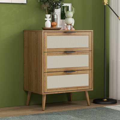 Commode décorative 3 tiroirs Alexanna
